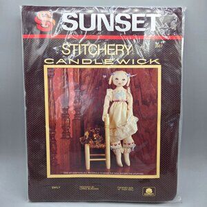 Sunset Stitchery Candlewick Doll Kit Emily 18 Inch Complete Kit